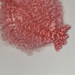 Springy afro twist hair PINK 8inch.