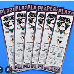 Anaheim Ducks Ticket Voucher 