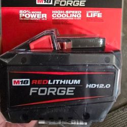 Milwaukee 18v 12.0 FORGE Battery