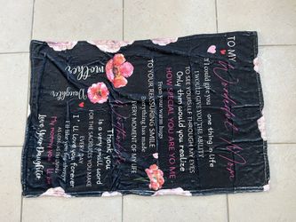 Baby blanket  26”x39” Wonderful Mom