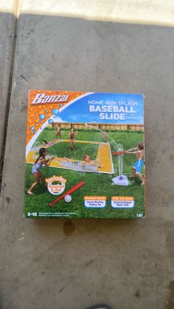 Home run splash baseball slide float