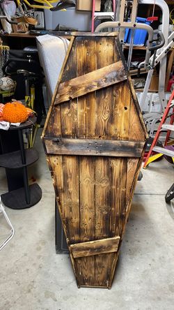 Halloween decoration coffin