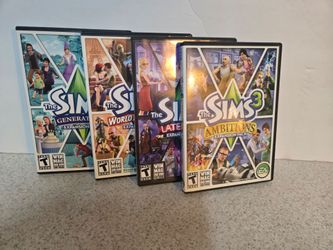 SIMS 3 PC GAMES - 4 PACK