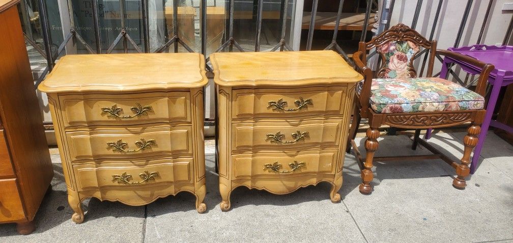 Nitestands  End Tables French Provincial Excellent  $75 Each