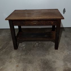  Antique Library Table