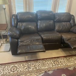 Real Leather Sofa