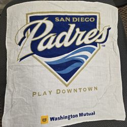 Vintage Padres Handkerchief Washington Mutual
