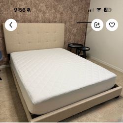 Queen bed and mattress