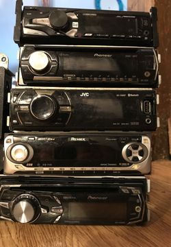 Car radios, Bluetooth, aux