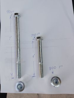 Nuts and bolts for pallet racks