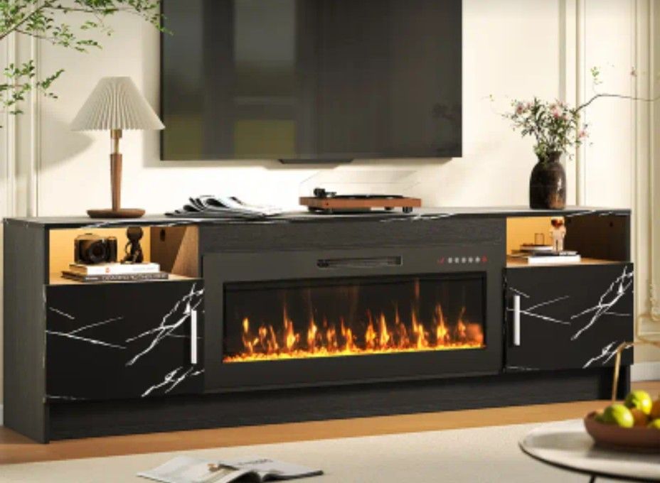 FIREPLACE TV STAND NEW IN BOX