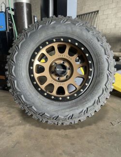 ON SALE method 17x8.5 wheels bronze or black also machine face & 35125017 ALL Terrain OR Mud terrain for TRUCK JEEP SUV SXS UTV 5 6 8 LUG (WE FINANCE)
