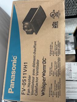 Panasonic bathroom fan heater