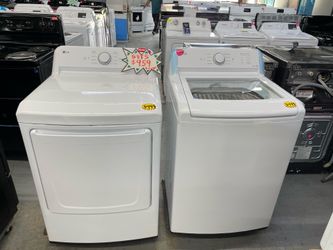 LG set washer 4.5 cu Ft and dryer 7 cu ft