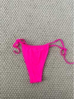 Fashion Nova Hot Pink Cheeky Swim Bottoms