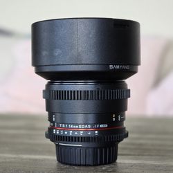 Samyang 14mm T3.1 VDSLRII Cine Lens for Nikon F Mount