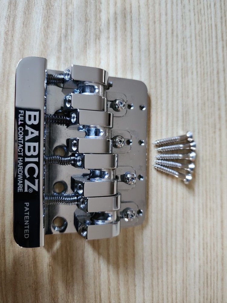 Babicz USA Hi-Mass BASS Guitar Bridge Badass