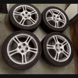 4 — 205/45r16 4x100 4x3.94 Stock Mazda Miata NB Nissan Versa Sentra Miata Scion Xa Xb Ia Echo Civic Corolla Wheels Rims Tires!!!!!!