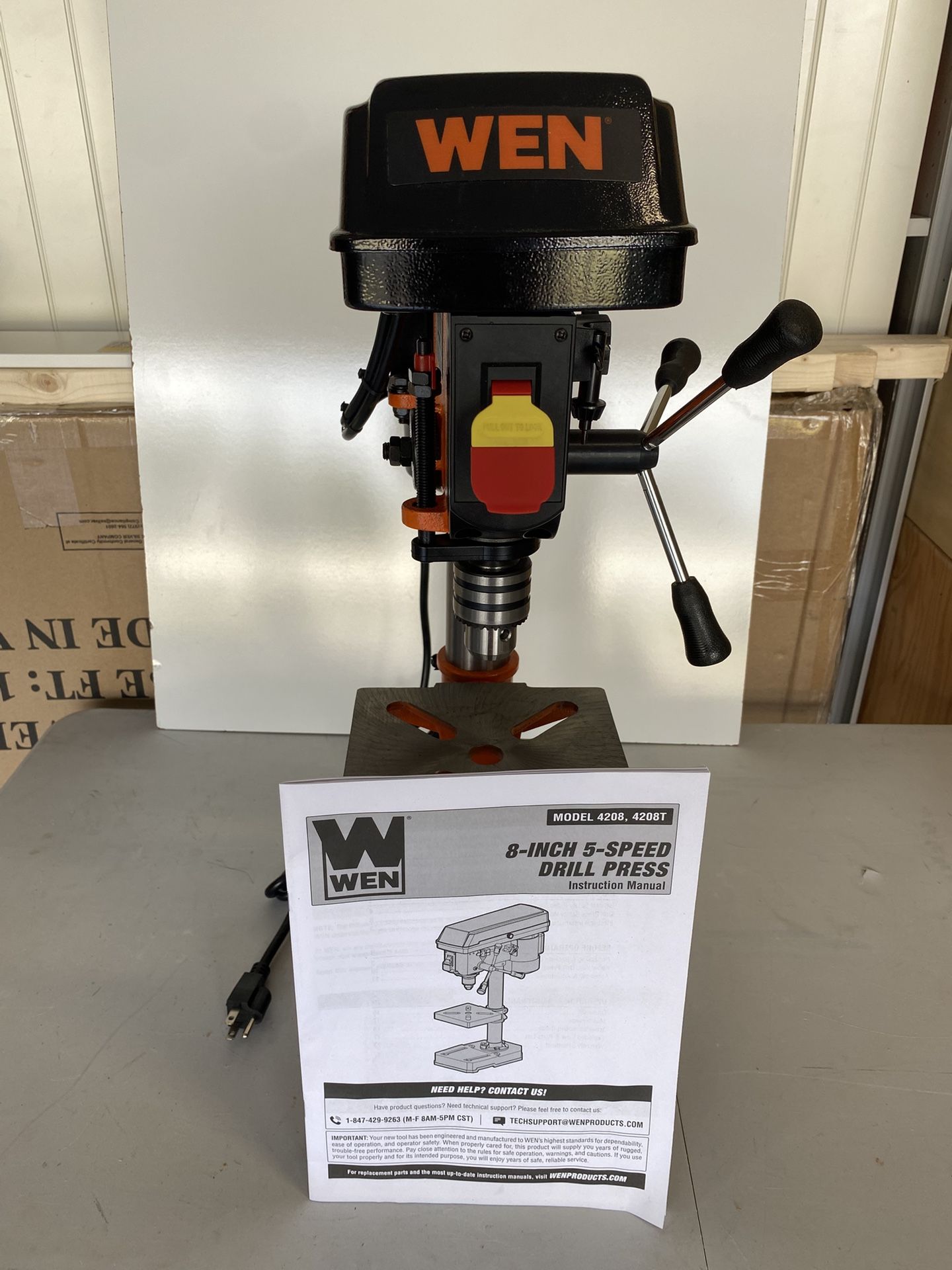 8in 5-Speed WEN Drill Press