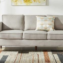 Square arm sofa / couch