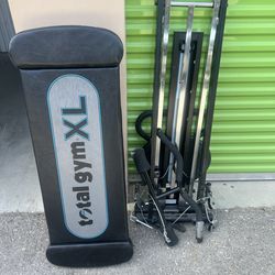 Total Gym XL Adjustable Home Gym Strength Training Equipment Black