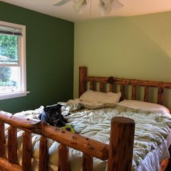 Log Bed Frame King