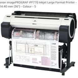 Canon iPF770 Mint Condition 