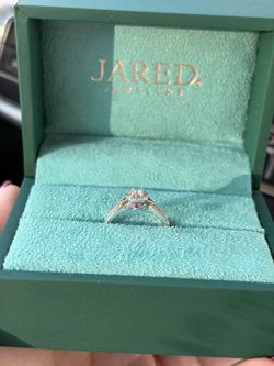 Jared 10K Gold Diamond & Pink Sapphire Ring