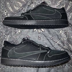 Jordan 1 Low Travis Scott Black Phantom