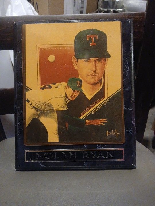 Nolan Ryan Plaqe