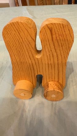 Wooden Letter “H”