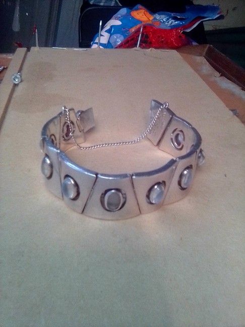  Authentic Antonio Piñeda Moonstone Bracelet 