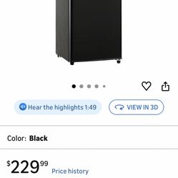 2-Door Mini Refrigerator Freezer 3.5 CU FT. $150 OBO