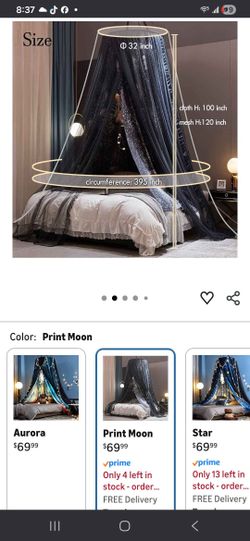 Moon Bed Canopy Mosquito Net