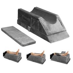 EASTARTIST Adjustable Leg Elevation Pillow with Memory Foam,3-Height Adjustable Leg Pillow for After Surgery, Knee, Ankle Injury, Foot Rest