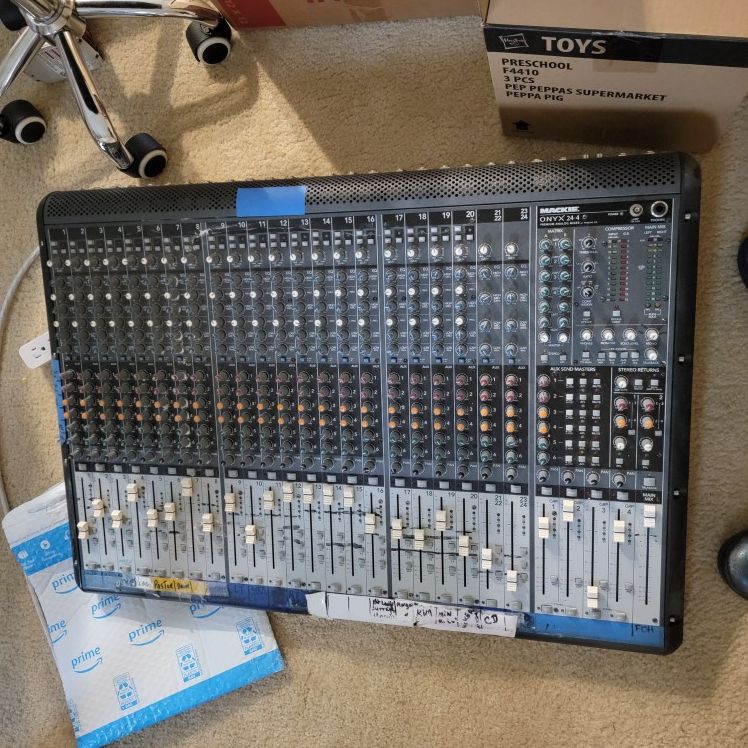 Pre OWNED Mackie ONYX 24.4 Analog Mixer for in NC - OfferUp