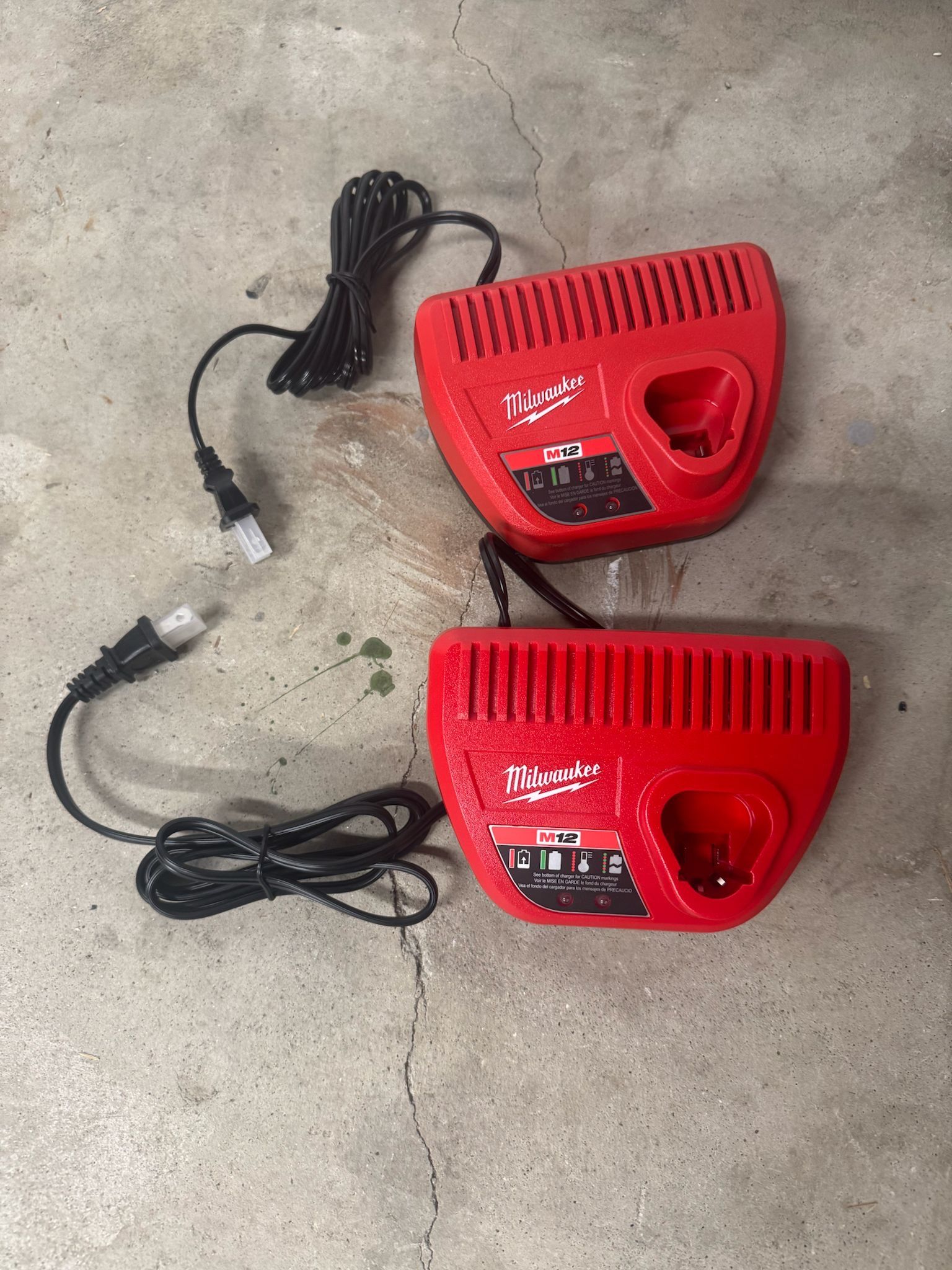 Brand New Milwaukee M12 Chargers