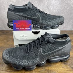 Nike Air VaporMax Triple Black Size 13 849558-007 Men’s Gym Sneakers OG Rare Run