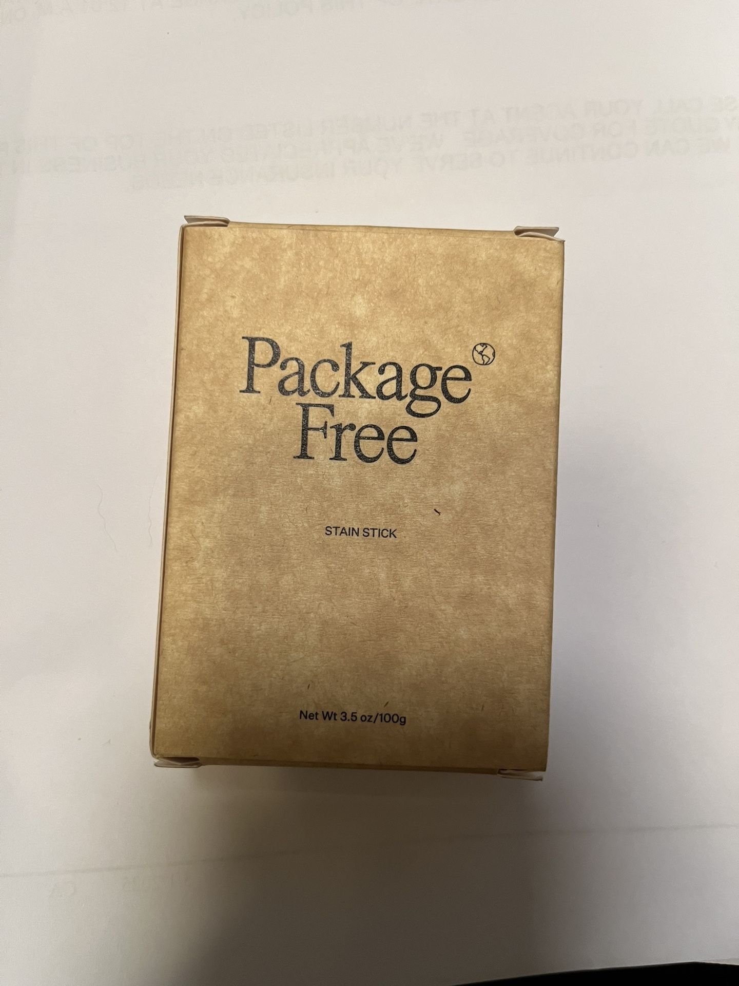 Package Free Stain Stick