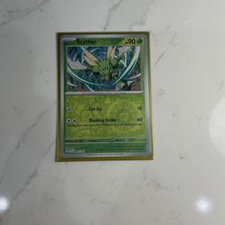 Reverse Holo Scyther Pokemon Card
