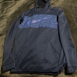 blue nike hoodie 