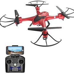 Holy Stone Hs 200 Hs Series Stotoy Live Feed FPV Remote Control Drone with HD Camera, Wifi 2.4 GHz, 4 Channels, 6-Axis Gyroscope, Quadcopter with Alti