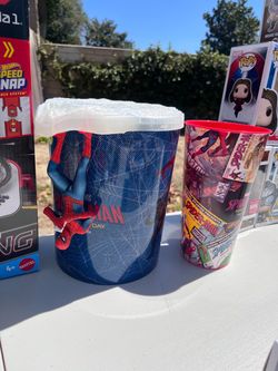 Spiderman collectible popcorn bucket