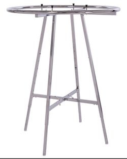 2 Round Clothing Racks 