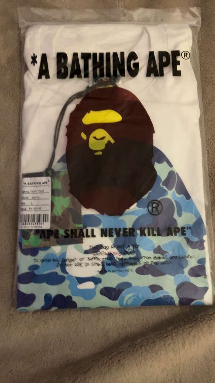 bape shirt never uses unopened