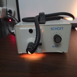 SCHOTT ACE I 20500 Tested 150W Fiber Optic Illuminator Light Source USA