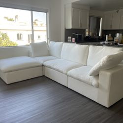 🤍New! White Cloud Sectional Couch