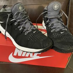 Nike Huarache Lacrosse Turf Shoes Black/Grey Size 12.5 (2014)
