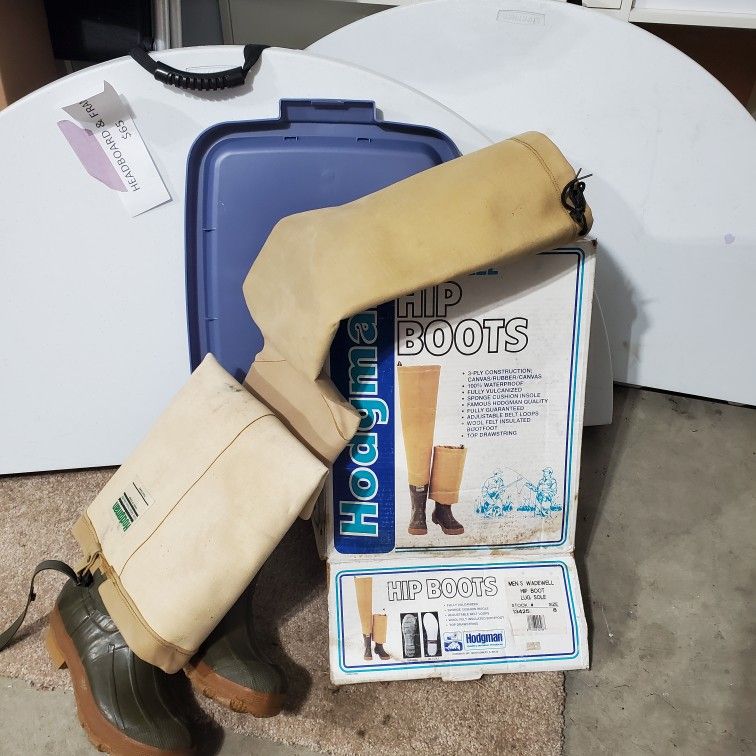 Hodgman hip boots - Size 8