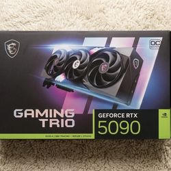 MSI - NVIDIA GeForce GeForce RTX 5090 32G GAMING TRIO OC 32GB GDDR7 PCI Express Gen 5 Graphics Card